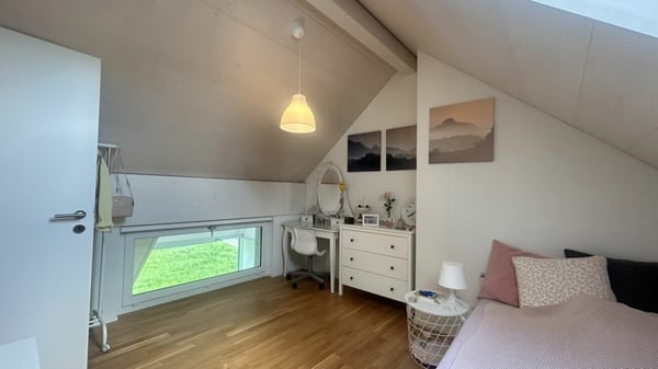 Wohnen über dem Gürbetal - 1.5-Zimmer-Duplex mit Alpenblick in Gelterfingen 18