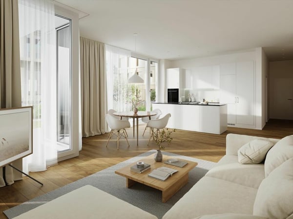 3.5-Zimmer-Eigentumswohnung mit separatem Atelier im Aebiguet am Bach 1