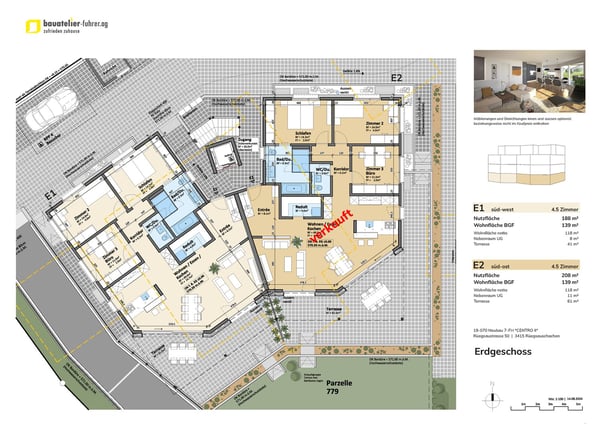 Exklusive 1.5-Zimmer-Gartenwohnung im Neubau CENTRO II ... 3