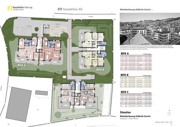 Letzte 1.5-Zimmer-Gartenwohnungen in der Wohnüberbauung „Zollbrück Zentral“ ... 5