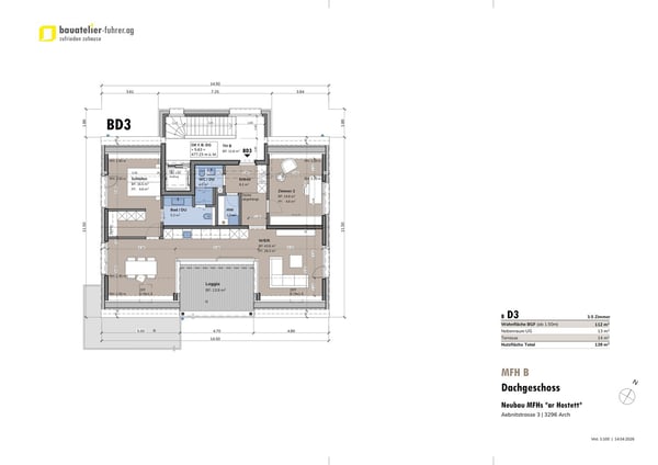 NEU NEU NEU ! ; - 3.5 Zimmer-Dachgeschosswohnung in Arch ... 6