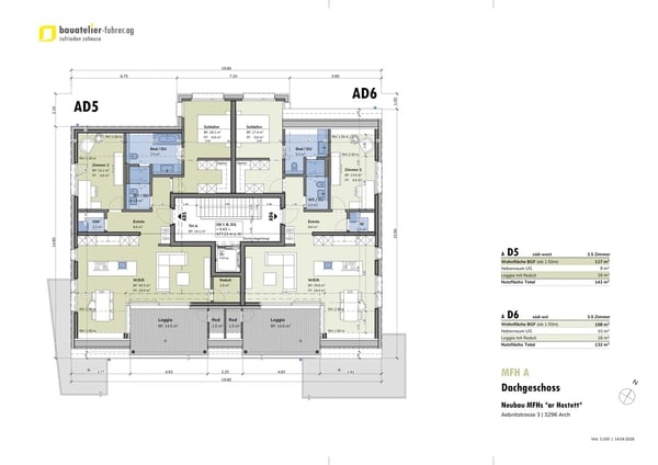 exklusive 4.5 Zimmer-Gartenwohnungen in Arch ... 10