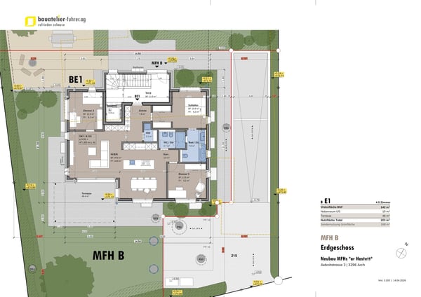 exklusive 4.5 Zimmer-Gartenwohnungen in Arch ... 6