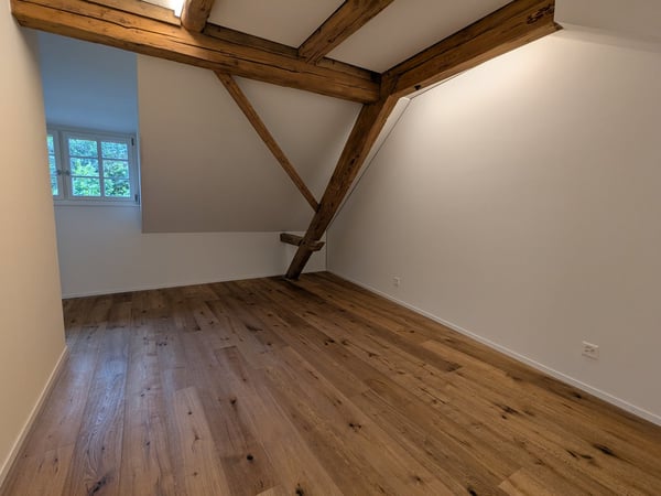 Moderne Dachwohnung in historischem Riegelhaus inmitten der Natur 7
