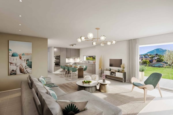 Résidence Les Vignes Spacieux Duplex de 4.5 pièces avec jardin et terrasse 4