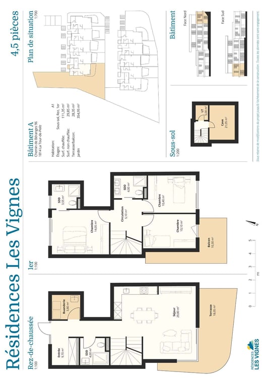 Résidence Les Vignes Spacieux Duplex de 6.5 pièces avec jardin et terrasse 8