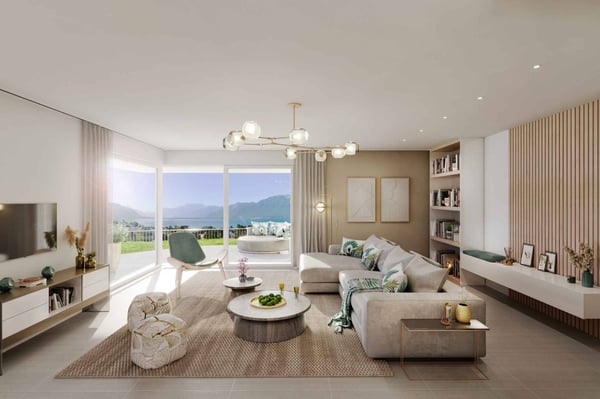 Résidence Les Vignes Spacieux Duplex de 4.5 pièces avec jardin et terrasse 4