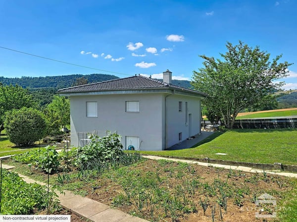 Villa individuelle rénovée avec vaste parcelle et vue dégagée 12