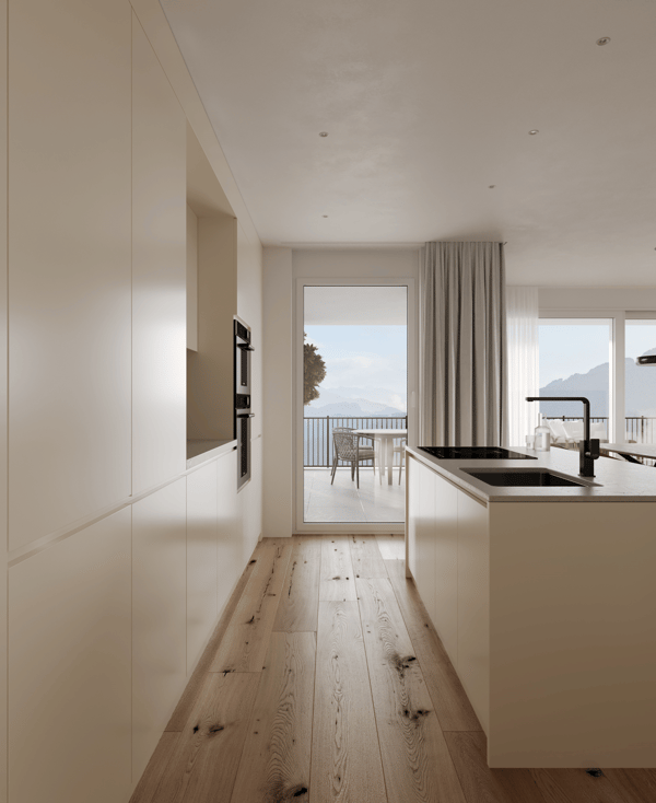 Grosszügige 2.5-Zimmer-Neubauwohnung in Stadtnähe mit zwei Balkonen in naturnahem Quartier 3