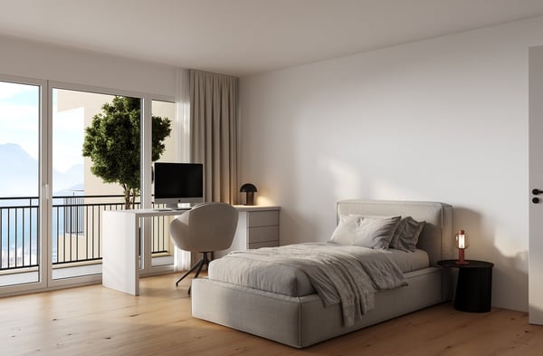 Grosszügige 2.5-Zimmer-Neubauwohnung in Stadtnähe mit zwei Balkonen in naturnahem Quartier 4