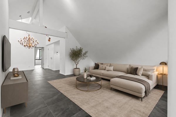 Moderne, grosszügige 4.5-Zimmer-Dachwohnung mit eindrucksvollen Raumhöhen 1