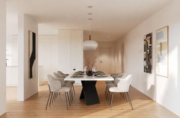 Grosse 3.5-Zimmer-Maisonettewohnung mit 80m2 Terrasse & Abendsonne 2