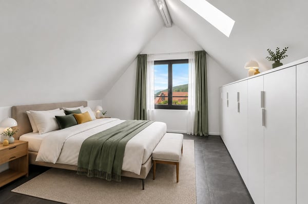 Dachwohnung mit Charakter - 4.5-Zimmer, 152m² Wohnfläche, Raumhöhen >6m und Weitsicht 6