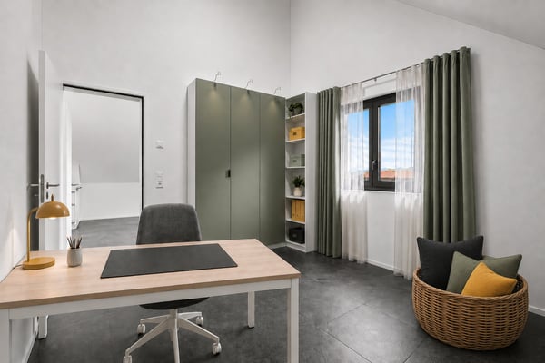 Dachwohnung mit Charakter - 4.5-Zimmer, 152m² Wohnfläche, Raumhöhen >6m und Weitsicht 3