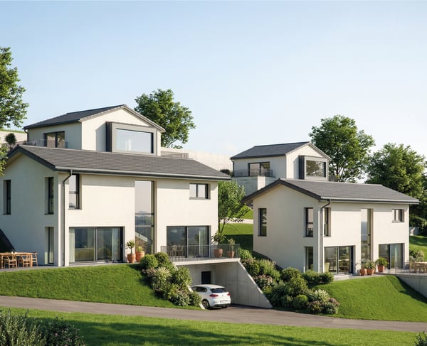 CHAMPLAN | 2 VILLAS INDIVIDUELLES DE 4.5 p 1