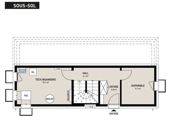 CHAMPLAN | 2 VILLAS INDIVIDUELLES DE 4.5 p 4