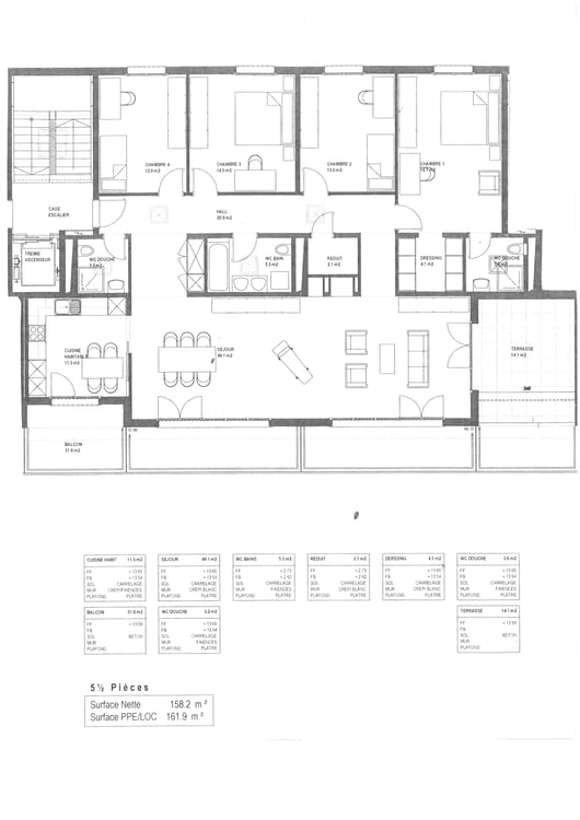 Grand et spacieux logement de 5.5 pièces en attique 9