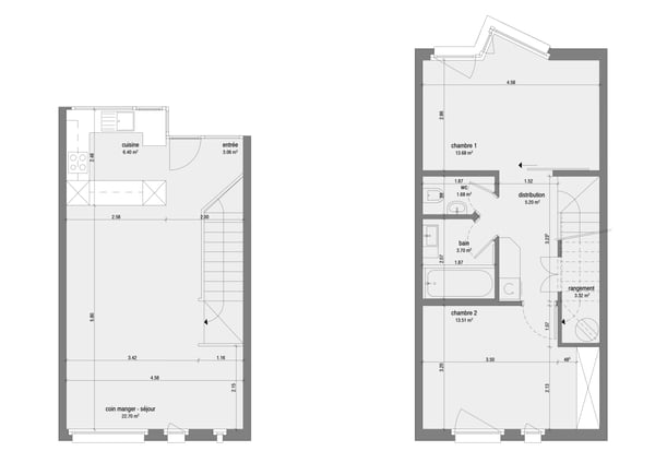 Duplex de 3.5 pièces au coeur de la ville ! 7