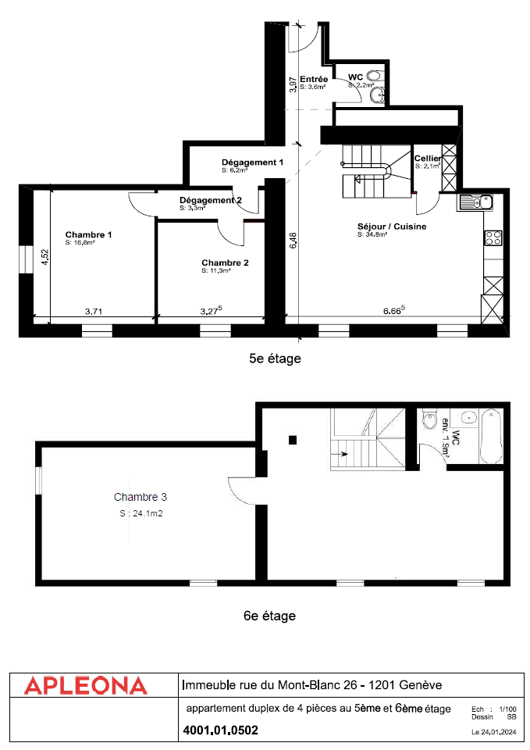 Splendide logement en duplex de 5 pièces à deux pas de la Gare Cornavin 11