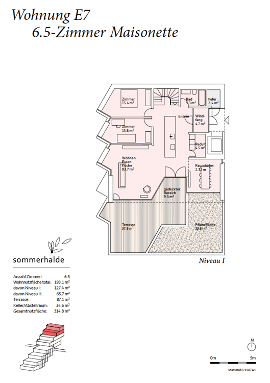 1.5 Zi.-Duplexwohnung – Sichtbeton-Meisterwerk 5