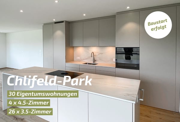 Chlifeld-Park - grosszügige Wohnung - tiefe Nebenkosten dank energieoptimierter Bauweise 1