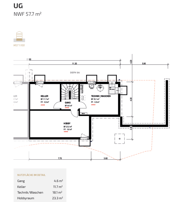 RESERVIERT!!! XXL Doppel-Einfamilienhaus mit 230m2 NWF - NEUBAU 7