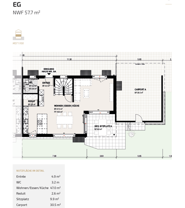 RESERVIERT!!! XXL Doppel-Einfamilienhaus mit 230m2 NWF - NEUBAU 8