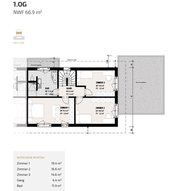 RESERVIERT!!! XXL Doppel-Einfamilienhaus mit 230m2 NWF - NEUBAU 9