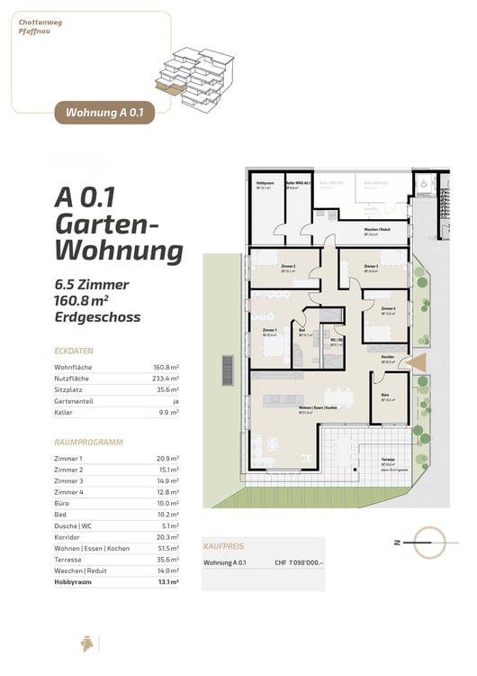 Die Vorzüge eines Einfamilienhauses. Der Komfort einer Wohnung. 3