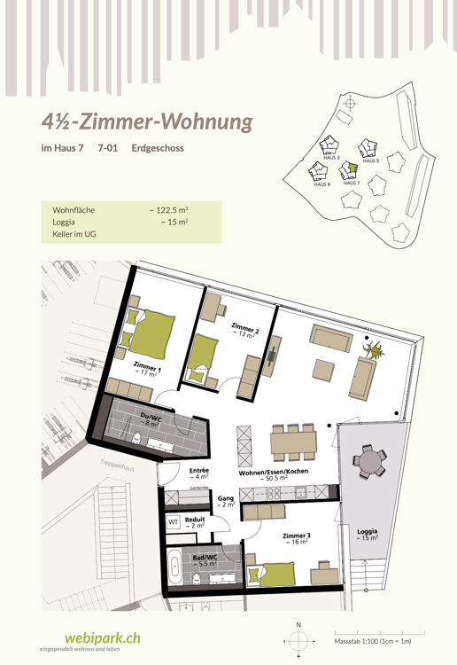 4.5-Zimmer-Wohnung im Erdgeschoss in Aarburg – modern, barrierefrei und familienfreundlich 4