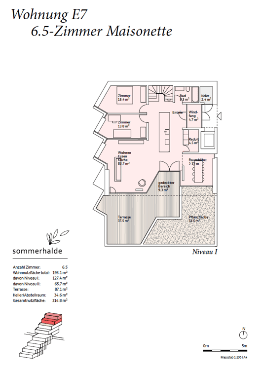 6.5 Zi.-Duplexwohnung – Sichtbeton-Meisterwerk 4