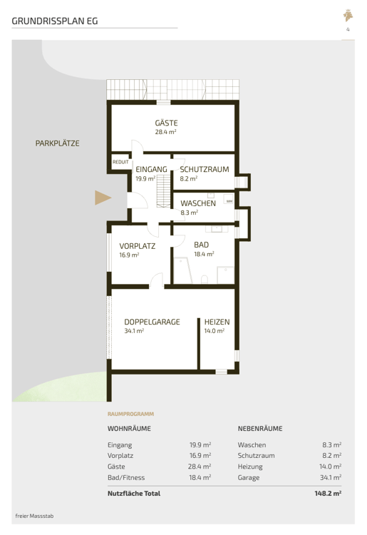 Modern & Aussergewöhnlich mit 290m2 Nutzfläche, gepflegte Gartenanlage mit Chromstahlpool 5