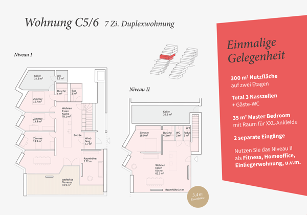 Duplex-Wohntraum mit 300m2 - NEUBAU 4