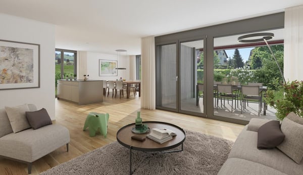 Moderne, grosse Garten-Maisonette-Wohnung an ruhiger Lage 4