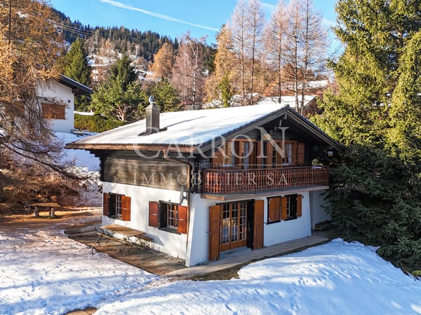 Très joli chalet à vendre à la Tzoumaz / 1 Vallées 1