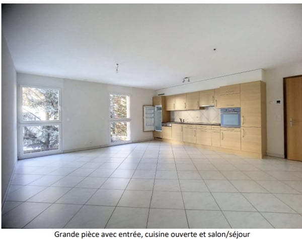 A vendre charmant 2.5 pièce au centre ville de Sion avec garage 1