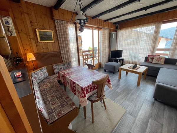 EN EXCLUSIVITE a vendre 2.5 pièces dans la station de la Tzoumaz 4 Vallées 3