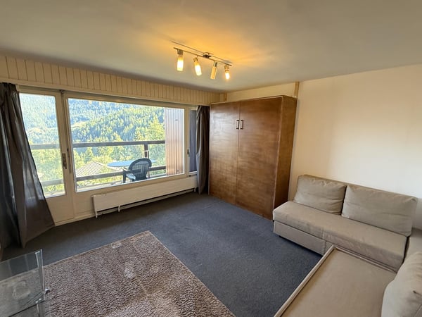 A vendre dans la station de la Tzoumaz studio avec place de parc intérieure 1