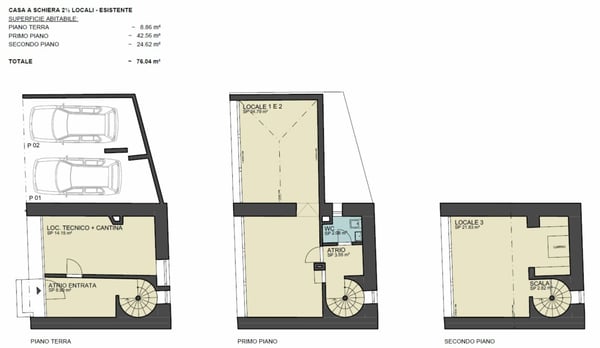 Rustico esistente da ristrutturare 1