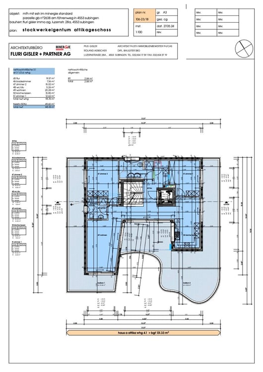 Attraktive 3.5-Zimmer-Dachwohnung im Neubau – Subingen, Föhrenweg 1 9