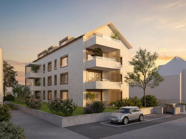 Exklusive 3 1/2 Zimmer Maisonette Wohnung inklusive 1 Autoeinstellplatz in Allschwil