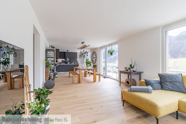 4.5 Zimmer-Attikawohnung in Raron 2