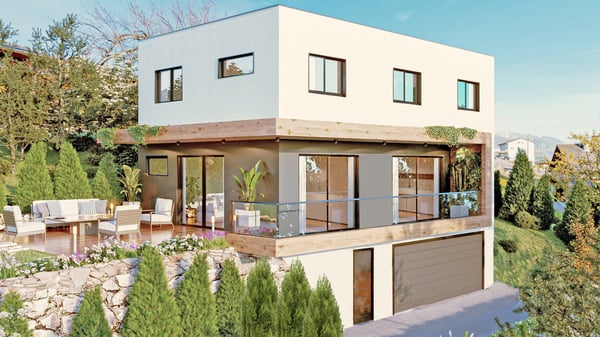 A VENDRE VILLA CONTEMPORAINE 1.5 PCES A CRANS-MONTANA 2