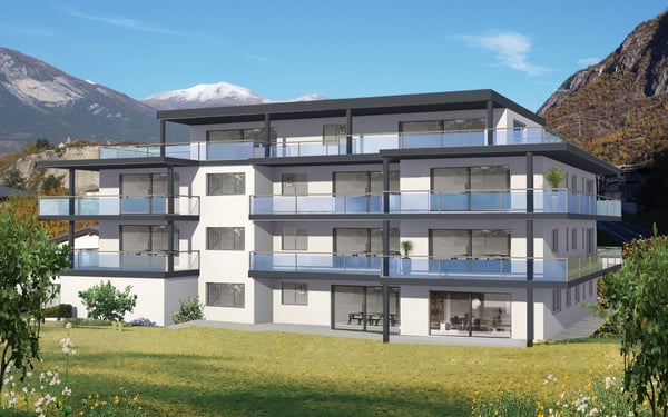 A VENDRE APPARTEMENT 1.5 PCES AVEC PELOUSE A CHIPPIS 2