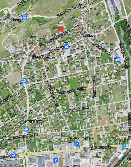 A VENDRE SPACIEUX APPARTEMENT 1.5 PCES A CONTHEY 12