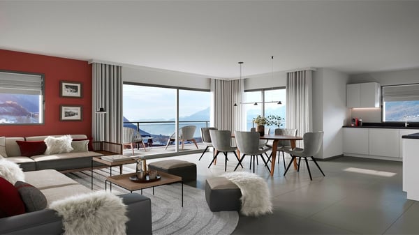 A VENDRE APPARTEMENT 1.5 PCES DE STANDING A RECHY 3