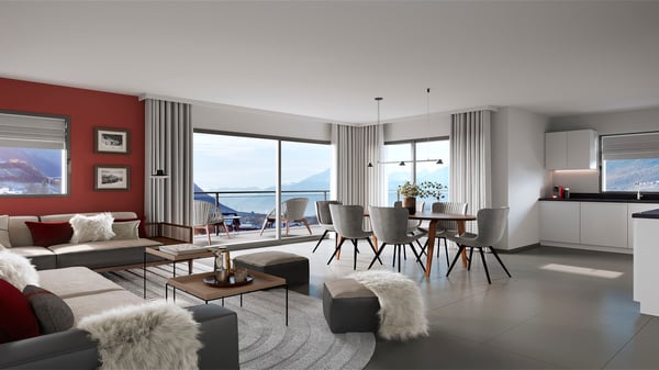 A VENDRE APPARTEMENT 1.5 PCES DE STANDING A RECHY 2