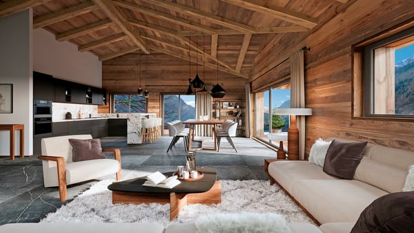 A VENDRE CHALET D'EXCEPTION 1.5 PCES A SALVAN 1