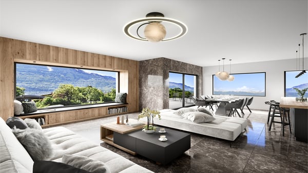 A VENDRE VILLA D'ARCHITECTE D'EXCEPTION 5.5 PCES A DIOLLY 1