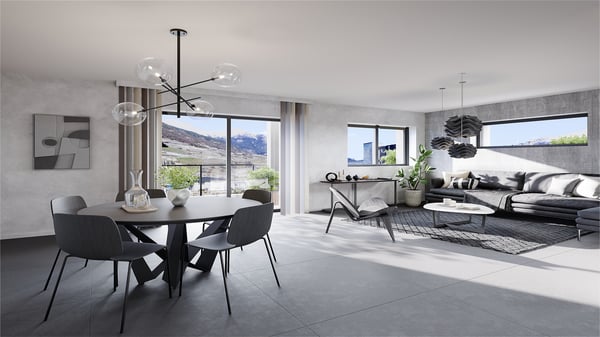 MAGNIFIQUE APPARTEMENT 2.5 PCES A SALQUENEN 1